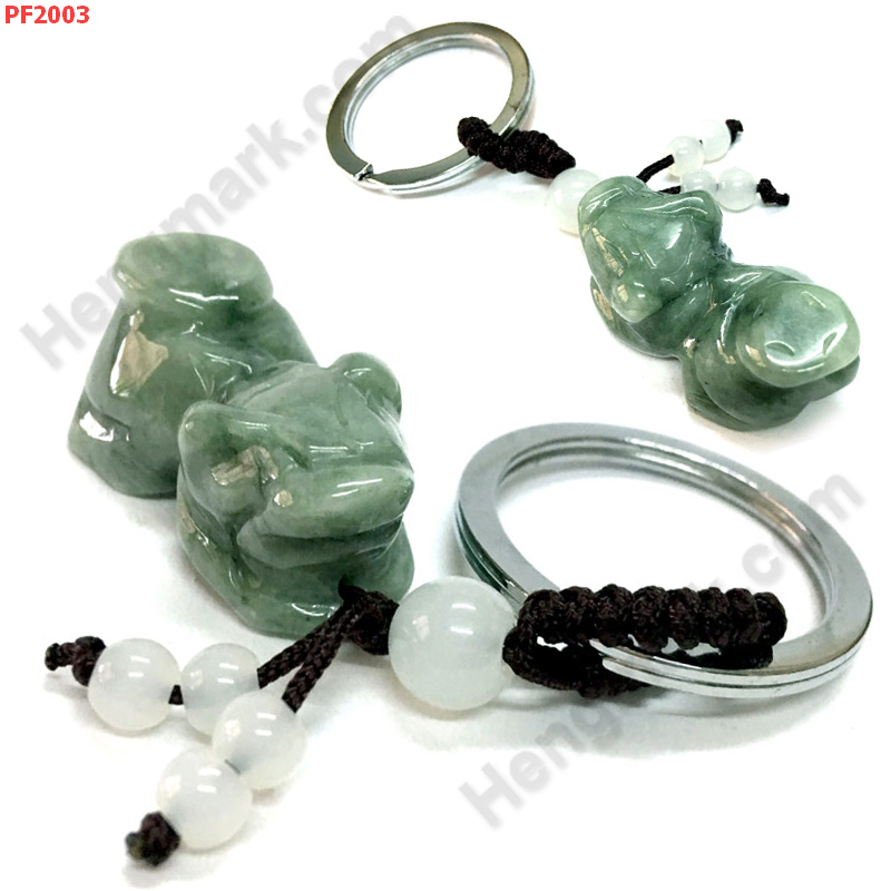 PF2003 พวงกุญแจปี่เซียะหยกเขียว ราคา 229 บาท http://hengmark.com/view_product/PF2003.htm