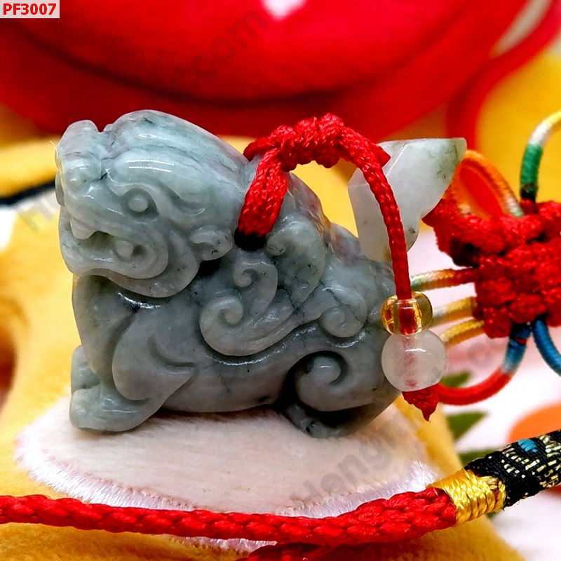 PF3007 ปี่เซียะหยกแกะสลักลวดลายสวยงามมากแบบแขวน ราคา 399 บาท http://hengmark.com/view_product/PF3007.htm
