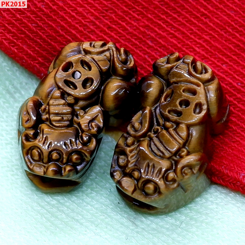 PK2015 ปี่เซียะหินไทเกอร์อาย คู่ ราคา 400 บาท http://hengmark.com/view_product/PK2015.htm