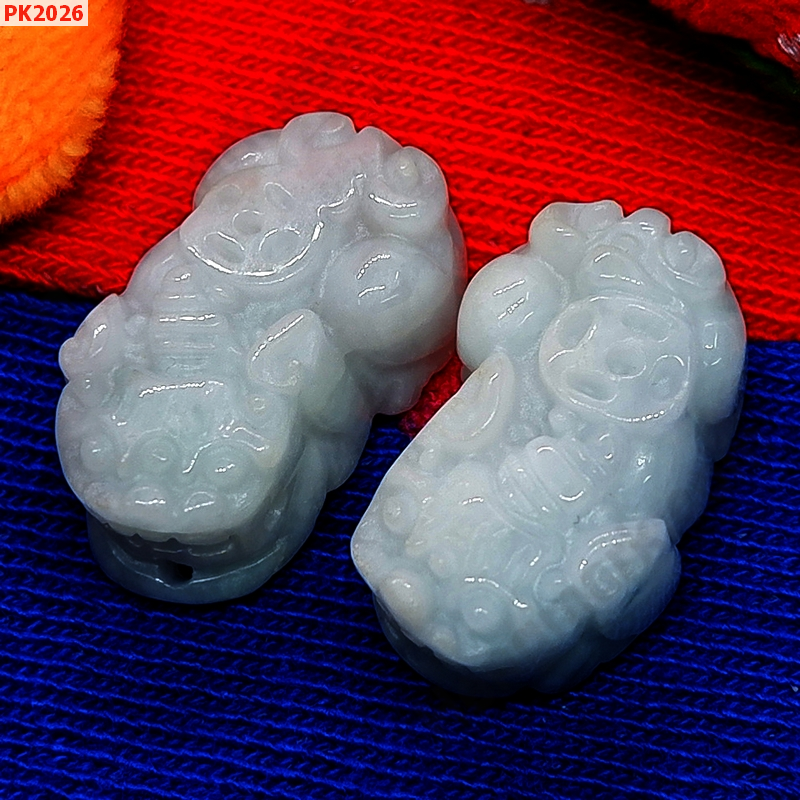 PK2026 ปี่เซียะหยกขาว คู่ ราคา 400 บาท http://hengmark.com/view_product/PK2026.htm