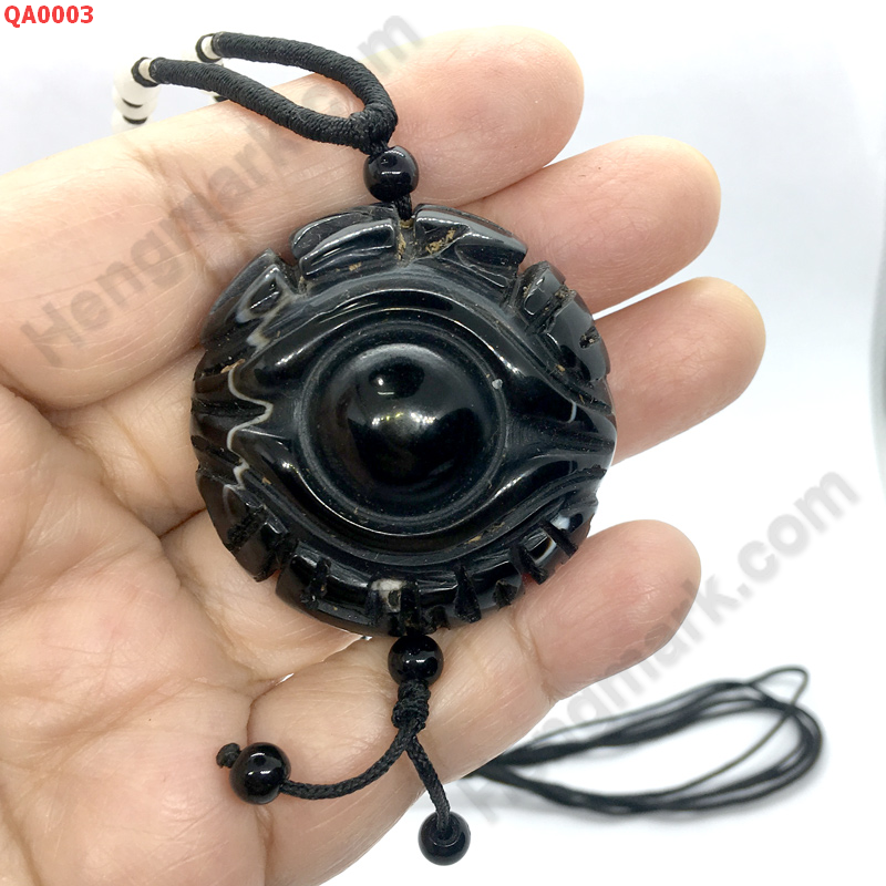 QA0003 สร้อยคอหินอะเก็ตรูปดวงตาสวรรค์ ราคา 429 บาท http://hengmark.com/view_product/QA0003.htm