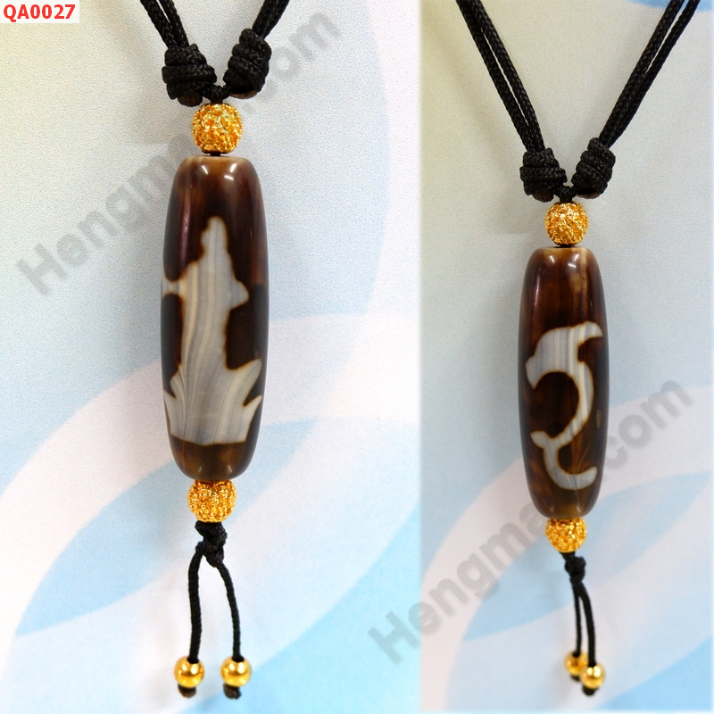QA0027 สร้อยคอหินทิเบต ลายเจ้าแม่กวนอิม ราคา 379 บาท http://hengmark.com/view_product/QA0027.htm