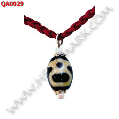 QA0029 สร้อยคอหินทิเบต ลายไฉ่ซิงเอี๊ย ราคา 319 บาท http://hengmark.com/view_product/QA0029.htm