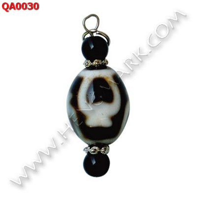 QA0030 จี้หินทิเบต ลายแก้ววิเศษ ราคา 249 บาท http://hengmark.com/view_product/QA0030.htm
