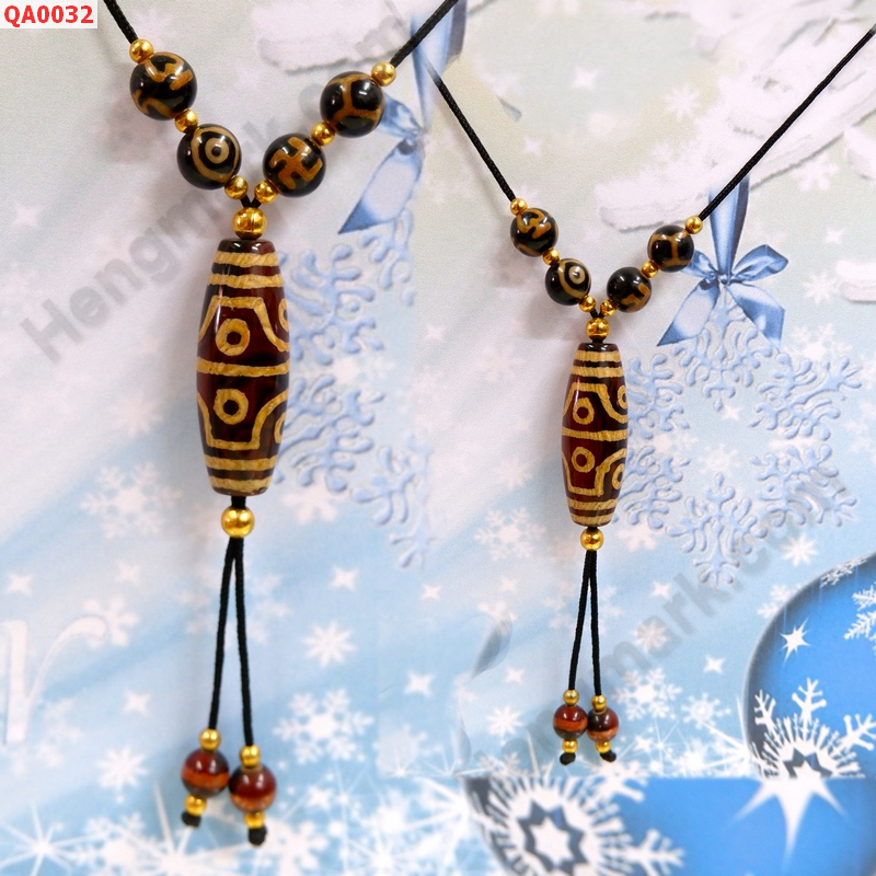 QA0032 หินทิเบต ลาย 8 ตา+หลายลายพร้อมสร้อยคอเชือก ราคา 719 บาท http://hengmark.com/view_product/QA0032.htm