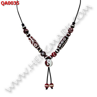 QA0035 หินทิเบต หลายลายพร้อมสร้อยคอเชือก ราคา 1029 บาท http://hengmark.com/view_product/QA0035.htm