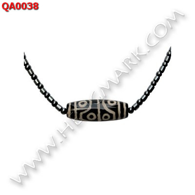 QA0038 หินทิเบต ลาย 8 ตาร้อยด้วยหินเฮมาไทด์ ราคา 449 บาท http://hengmark.com/view_product/QA0038.htm