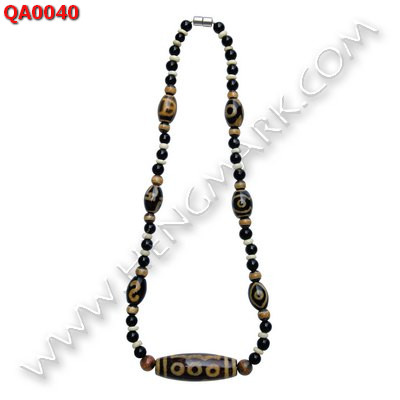 QA0040 สร้อยคอหินทิเบต ลาย 5 ตาและลายอื่นๆ ราคา 1149 บาท http://hengmark.com/view_product/QA0040.htm