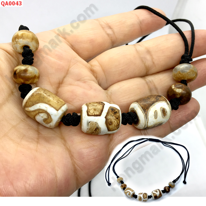 QA0043 สร้อยคอหินทิเบต 3 ลาย ราคา 699 บาท http://hengmark.com/view_product/QA0043.htm
