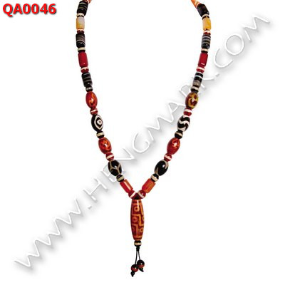 QA0046 สร้อยคอหินทิเบต หลายลาย ราคา 1899 บาท http://hengmark.com/view_product/QA0046.htm