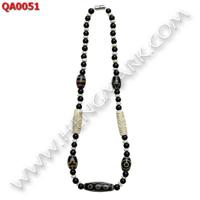 QA0051 สร้อยคอหินทิเบต หลายลาย ราคา 719 บาท http://hengmark.com/view_product/QA0051.htm