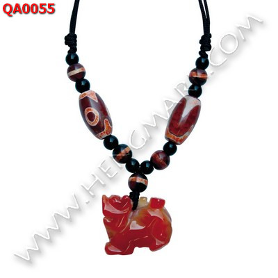 QA0055 สร้อยคอหินทิเบตหลายลาย พร้อมปี่เซียะ ราคา 749 บาท http://hengmark.com/view_product/QA0055.htm