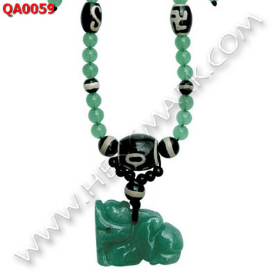 QA0059 สร้อยคอหินทิเบตหลายลาย พร้อมปี่เซียะ ราคา 1049 บาท http://hengmark.com/view_product/QA0059.htm