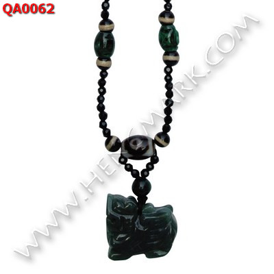 QA0062 สร้อยคอหินทิเบต พร้อมปี่เซียะ ราคา 1499 บาท http://hengmark.com/view_product/QA0062.htm
