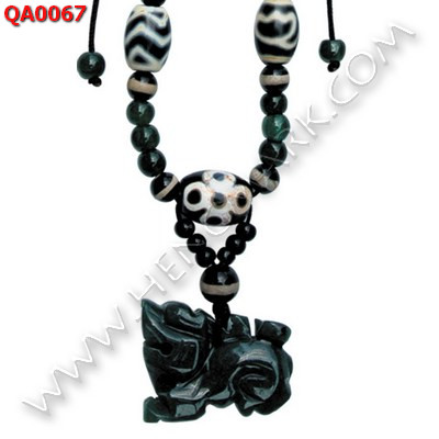 QA0067 สร้อยคอหินทิเบต หลายลาย พร้อมปี่เซียะ ราคา 1579 บาท http://hengmark.com/view_product/QA0067.htm