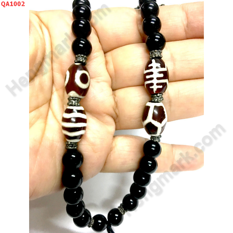 QA1002 สร้อยคอหินทิเบต4 ลาย ราคา 699 บาท http://hengmark.com/view_product/QA1002.htm