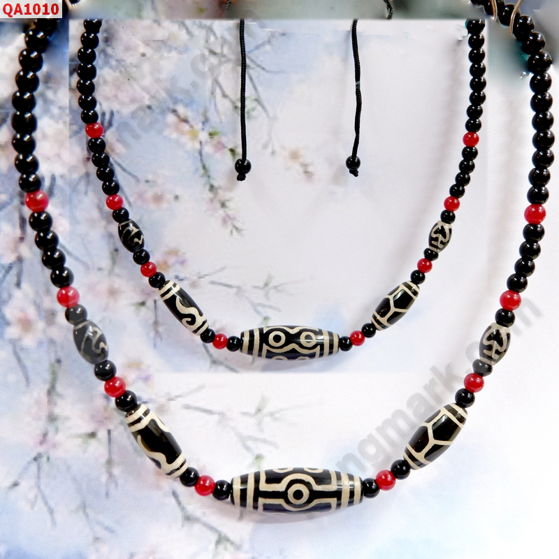 QA1010 สร้อยคอหินทิเบต 7ตาและอีก 4 ลาย ราคา 799 บาท http://hengmark.com/view_product/QA1010.htm
