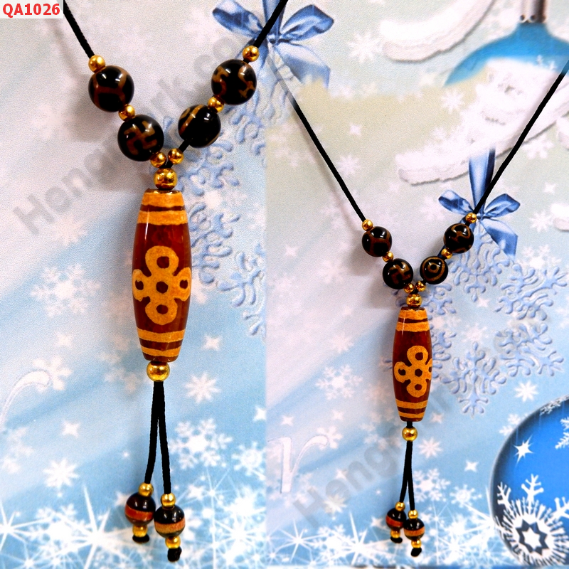 QA1026 สร้อยคอหินทิเบต 5 ตาสายฟ้า+5ลาย ราคา 769 บาท http://hengmark.com/view_product/QA1026.htm