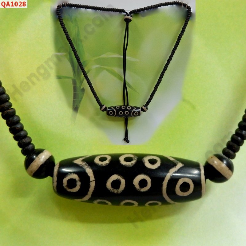 QA1028 สร้อยคอหินทิเบต 21 ตา สร้อยปรับสั้นยาวได้ ราคา 499 บาท http://hengmark.com/view_product/QA1028.htm