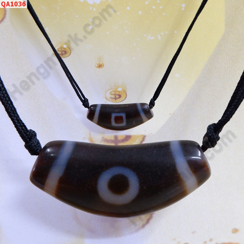 QA1036 สร้อยคอหินทิเบตรูปบูมเมอแรง ลาย 1 ตาฟ้าดิน ราคา 949 บาท http://hengmark.com/view_product/QA1036.htm