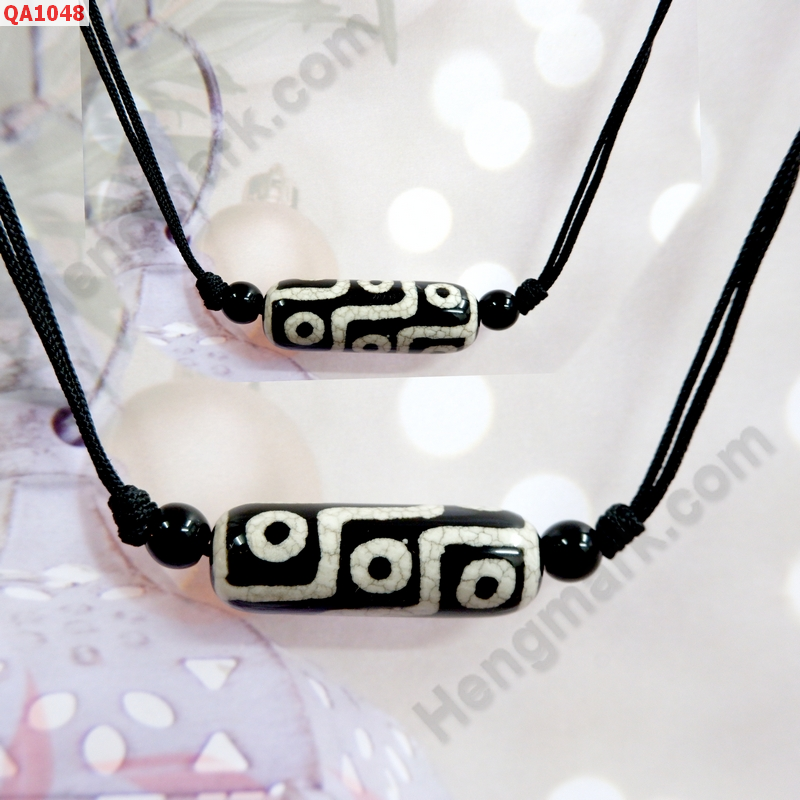 QA1048 สร้อยคอหินทิเบตลาย 9 ตา ราคา 649 บาท http://hengmark.com/view_product/QA1048.htm