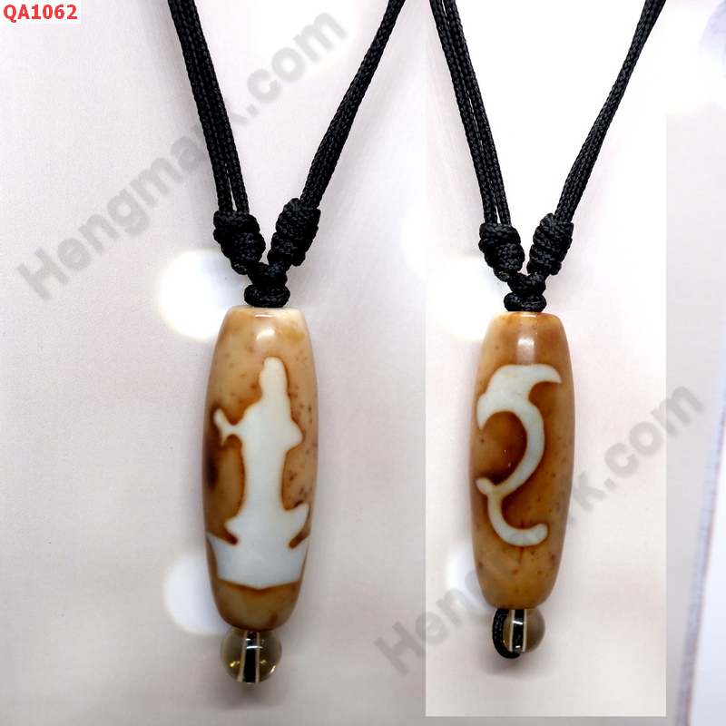 QA1062 สร้อยคอหินทิเบต ลายเจ้าแม่กวนอิม ราคา 199 บาท http://hengmark.com/view_product/QA1062.htm