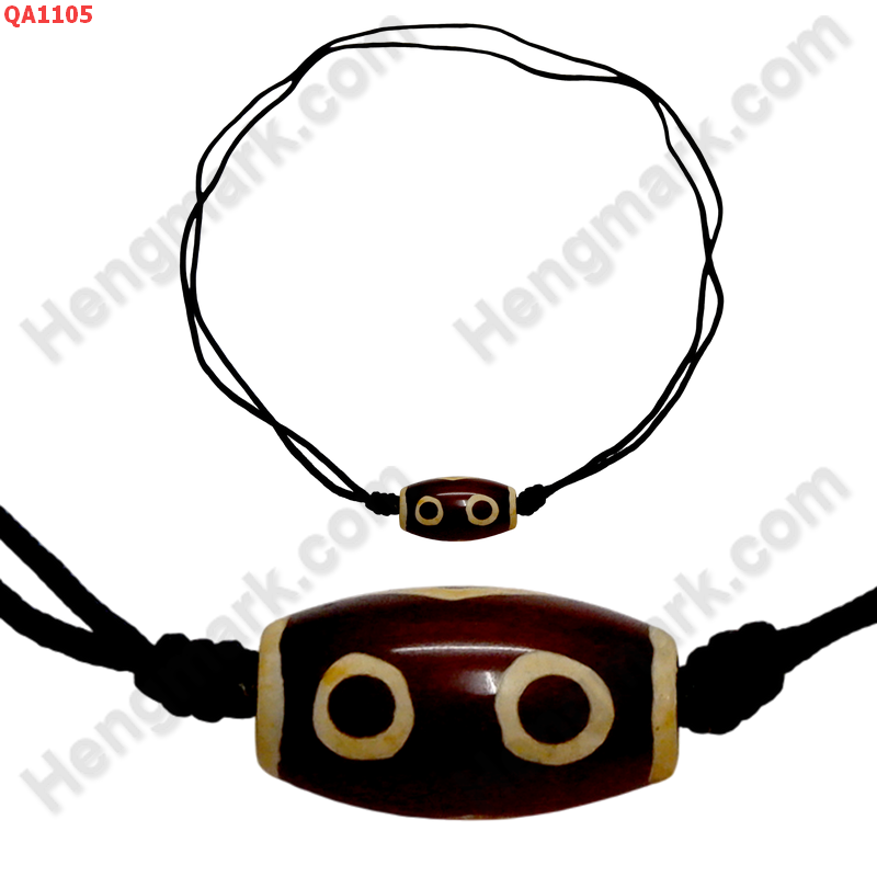 QA1105 สร้อยคอหินดีซีไอ ลาย 3 ตา ราคา 249 บาท http://hengmark.com/view_product/QA1105.htm