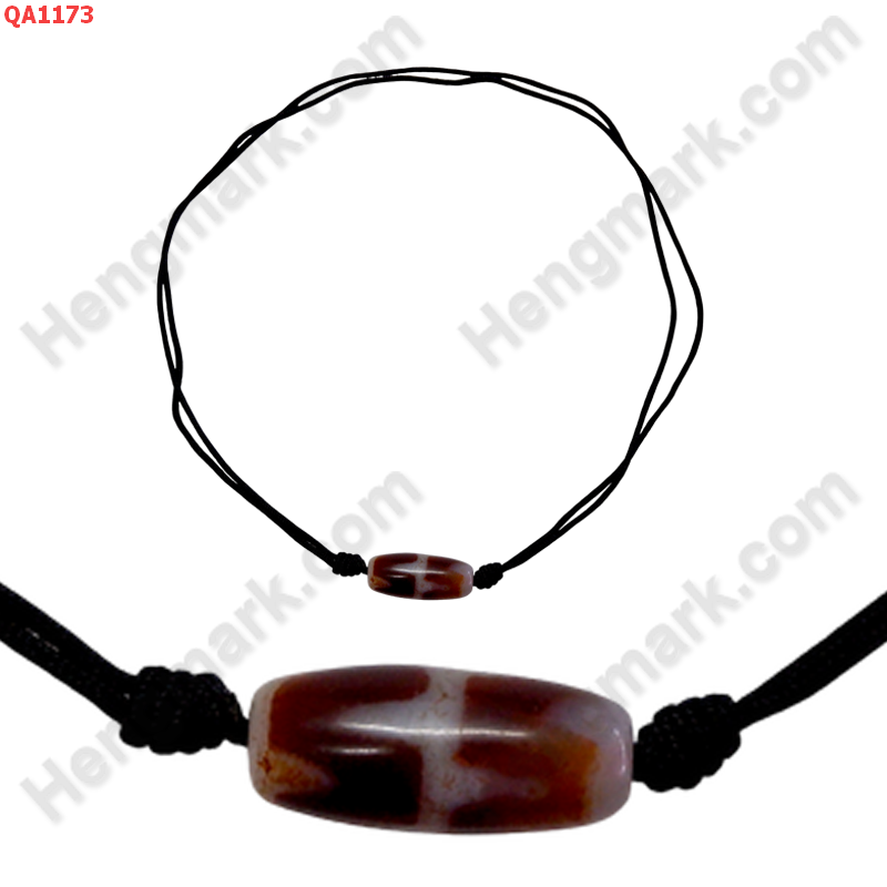 QA1173 สร้อยคอหินดีซีไอ ลายเขี้ยวเสือคู่ ราคา 199 บาท http://hengmark.com/view_product/QA1173.htm