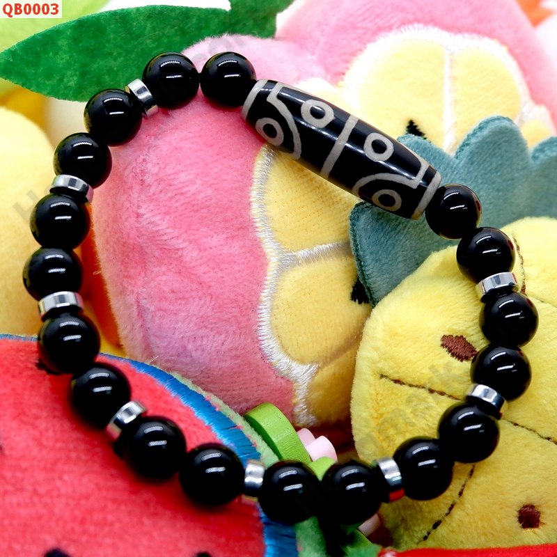QB0003 สร้อยข้อมือหินทิเบต 8 ตา ราคา 439 บาท http://hengmark.com/view_product/QB0003.htm