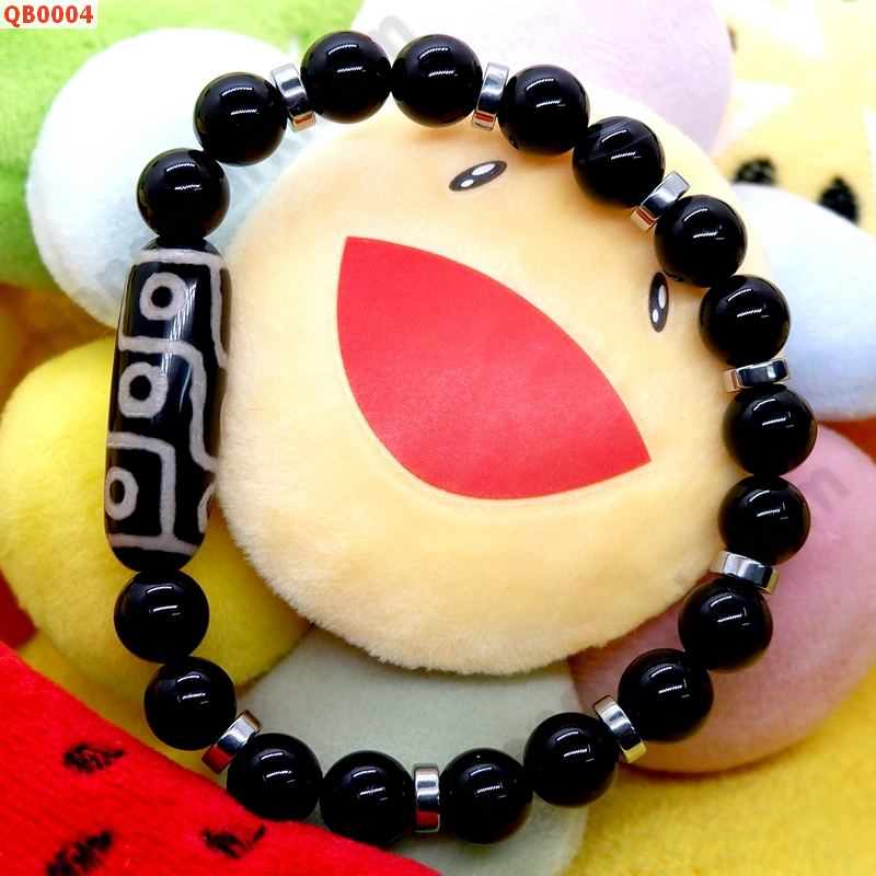 QB0004 สร้อยข้อมือหินทิเบต 9 ตา ราคา 439 บาท http://hengmark.com/view_product/QB0004.htm