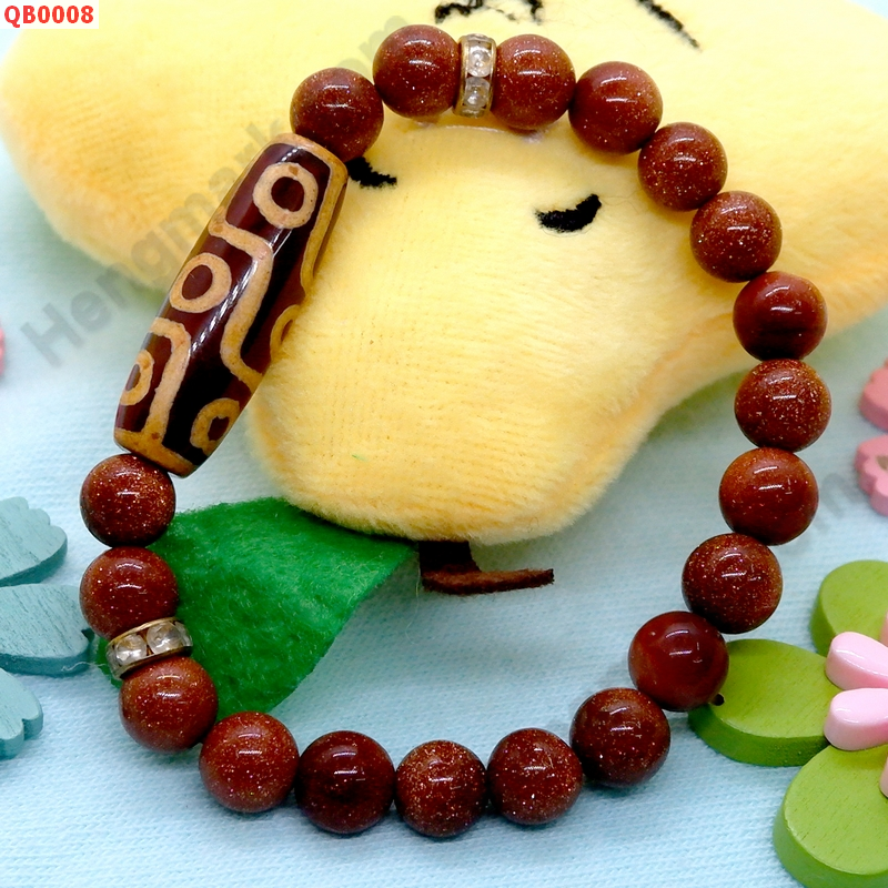 QB0008 สร้อยข้อมือหินทิเบต 9 ตา ราคา 439 บาท http://hengmark.com/view_product/QB0008.htm