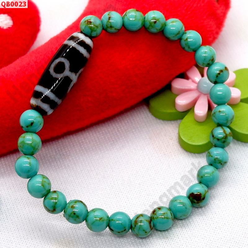 QB0023 สร้อยข้อมือหินทิเบตลายผู้สูงศักดิ์ ราคา 499 บาท http://hengmark.com/view_product/QB0023.htm