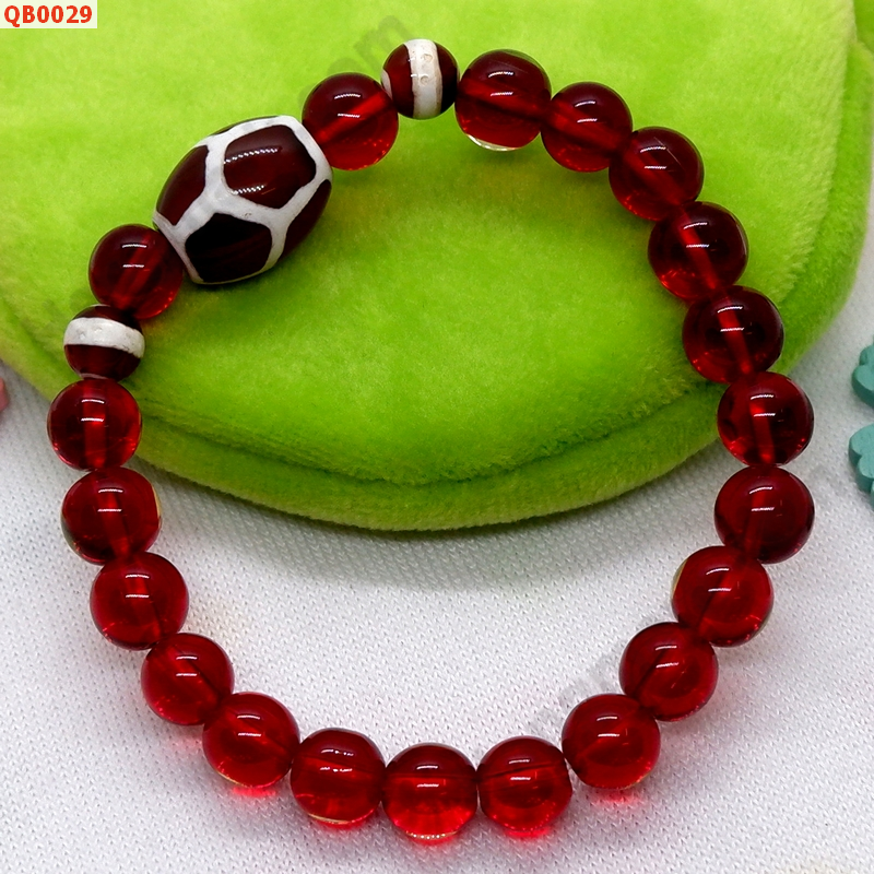 QB0029 สร้อยข้อมือหินDZI ลายกระดองเต่า+หมอยา ราคา 199 บาท http://hengmark.com/view_product/QB0029.htm
