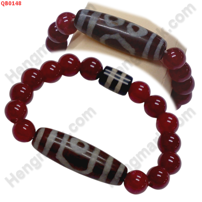 QB0148 สร้อยข้อมือหินทิเบต  ลาย 3 ตา+2 เส้น ราคา 499 บาท http://hengmark.com/view_product/QB0148.htm