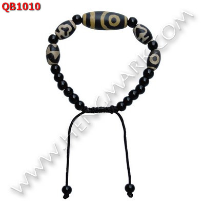 QB1010 สร้อยข้อมือหินทิเบต เชือกถัก ราคา 529 บาท http://hengmark.com/view_product/QB1010.htm
