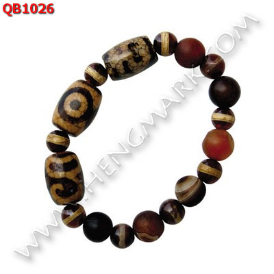 QB1026 สร้อยข้อมือหินทิเบต หลายลาย ราคา 1049 บาท http://hengmark.com/view_product/QB1026.htm