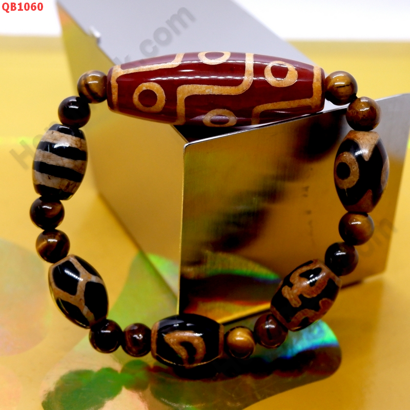 QB1060 สร้อยข้อมือหินทิเบต 9 ตา  ราคา 699 บาท http://hengmark.com/view_product/QB1060.htm