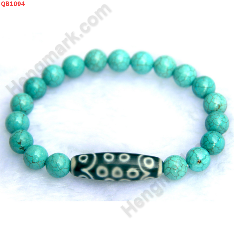 QB1094 สร้อยข้อมือ DZI 21 ตา ราคา 999 บาท http://hengmark.com/view_product/QB1094.htm