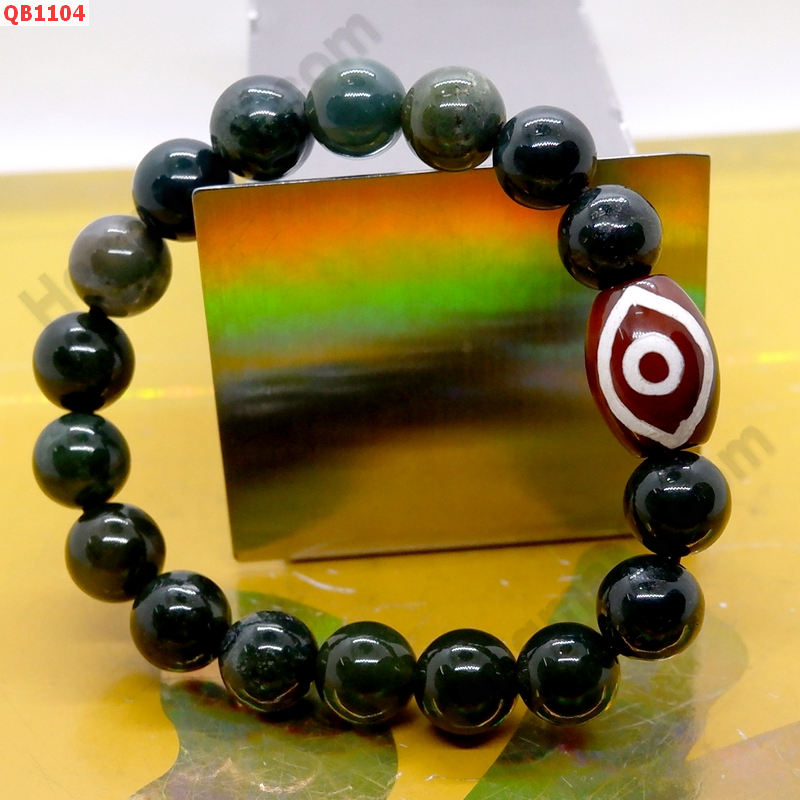 QB1104 สร้อยข้อมือ DZI ตามังกร ราคา 349 บาท http://hengmark.com/view_product/QB1104.htm