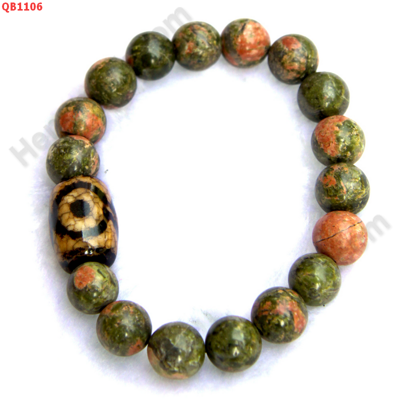 QB1106 สร้อยข้อมือ DZI 3 ตา ราคา 499 บาท http://hengmark.com/view_product/QB1106.htm