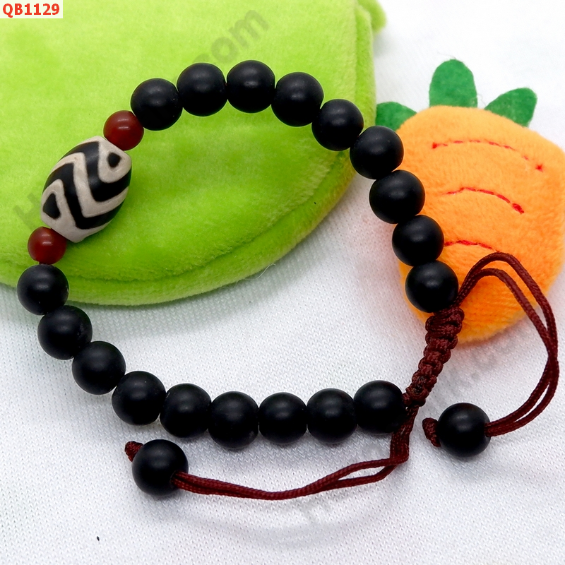 QB1129 สร้อยข้อมือหินDZI ภูเขา ราคา 199 บาท http://hengmark.com/view_product/QB1129.htm