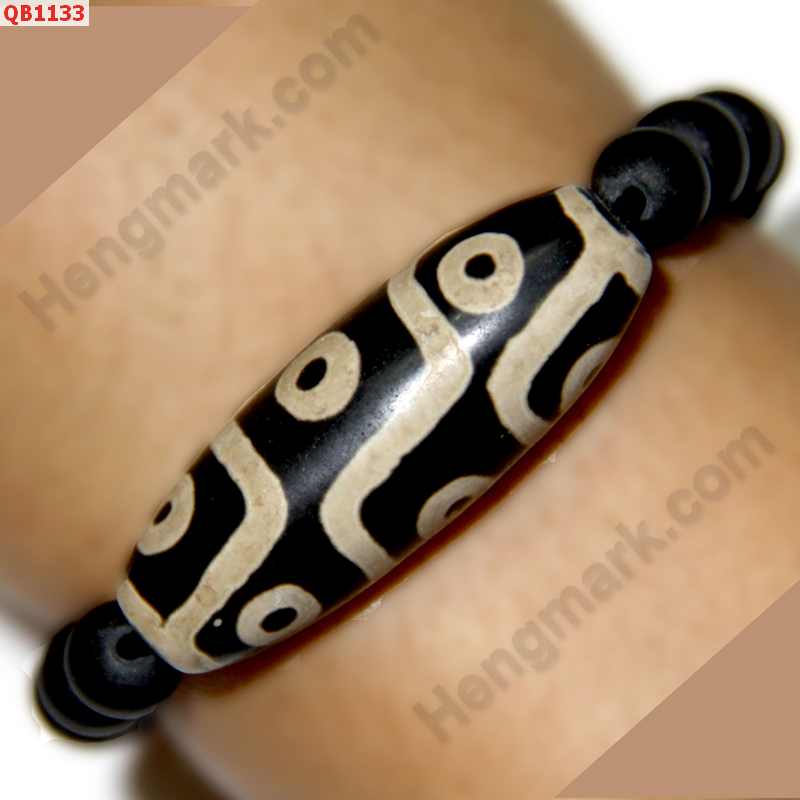 QB1133 สร้อยข้อมือหินDZI 9 ตา ราคา 299 บาท http://hengmark.com/view_product/QB1133.htm