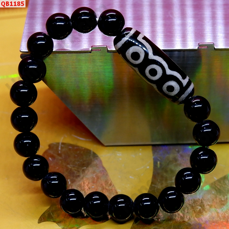QB1185 สร้อยข้อมือ DZI 5 ตา ราคา 289 บาท http://hengmark.com/view_product/QB1185.htm