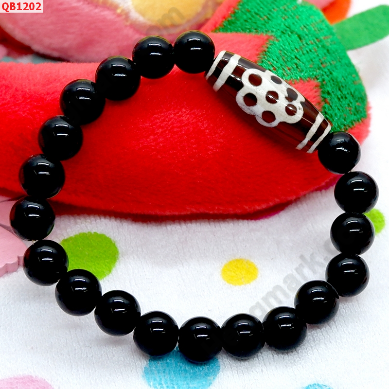 QB1202 สร้อยข้อมือ DZI 7 ตาสายฟ้า ราคา 249 บาท http://hengmark.com/view_product/QB1202.htm