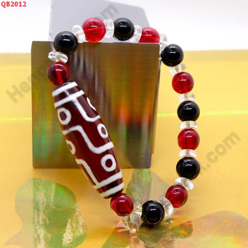 QB2012 สร้อยข้อมือหินDZI 9 ตา ราคา 359 บาท http://hengmark.com/view_product/QB2012.htm