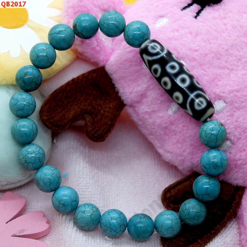 QB2017 สร้อยข้อมือหินDZI 21 ตา ราคา 999 บาท http://hengmark.com/view_product/QB2017.htm