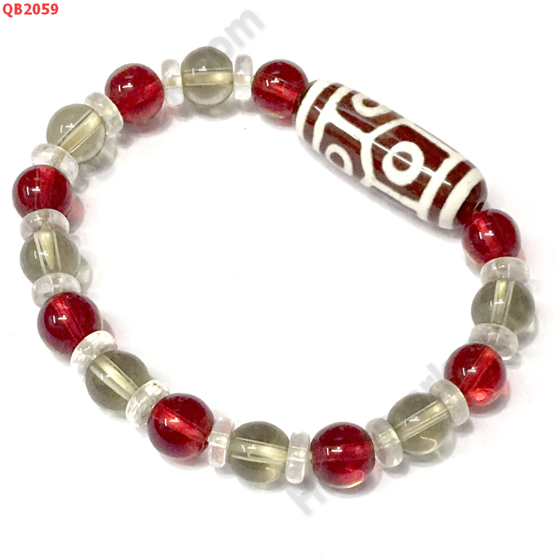 QB2059 สร้อยข้อมือหินDZI 6 ตากระดองเต่า ราคา 329 บาท http://hengmark.com/view_product/QB2059.htm