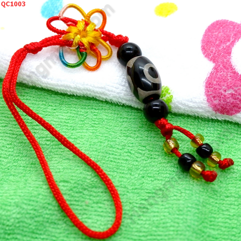 QC1003 หินทิเบตแขวนมือถือลาย 3 ตา ราคา 79 บาท http://hengmark.com/view_product/QC1003.htm