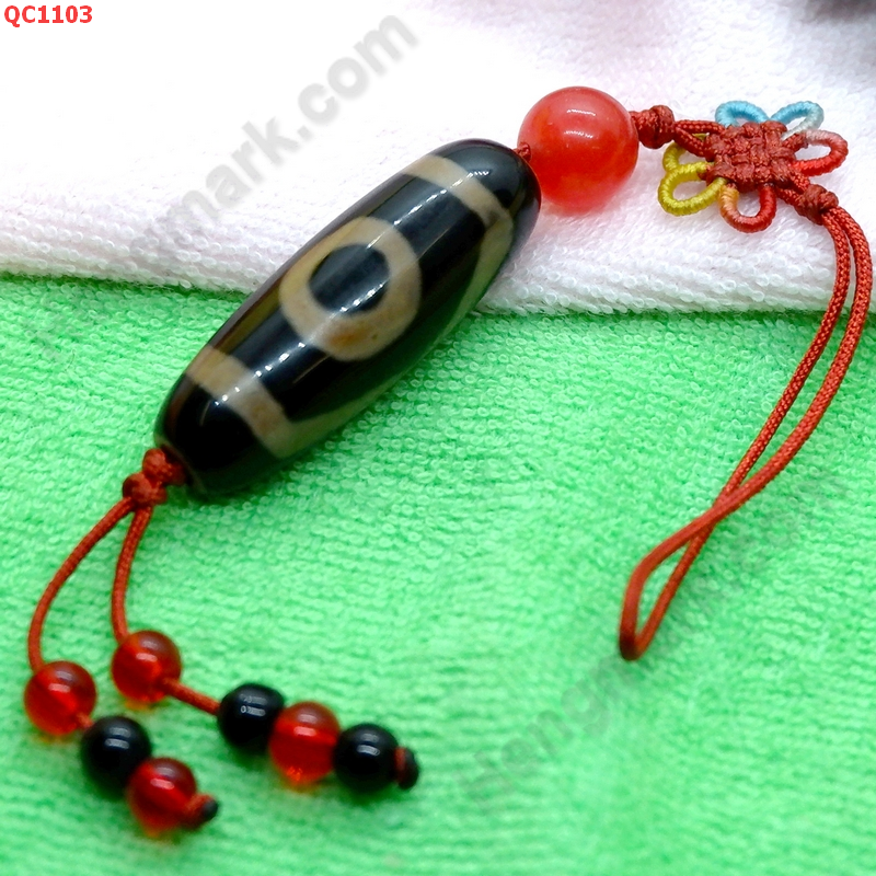 QC1103 หินทิเบตแขวนมือถือ ลาย3 ตา ราคา 229 บาท http://hengmark.com/view_product/QC1103.htm
