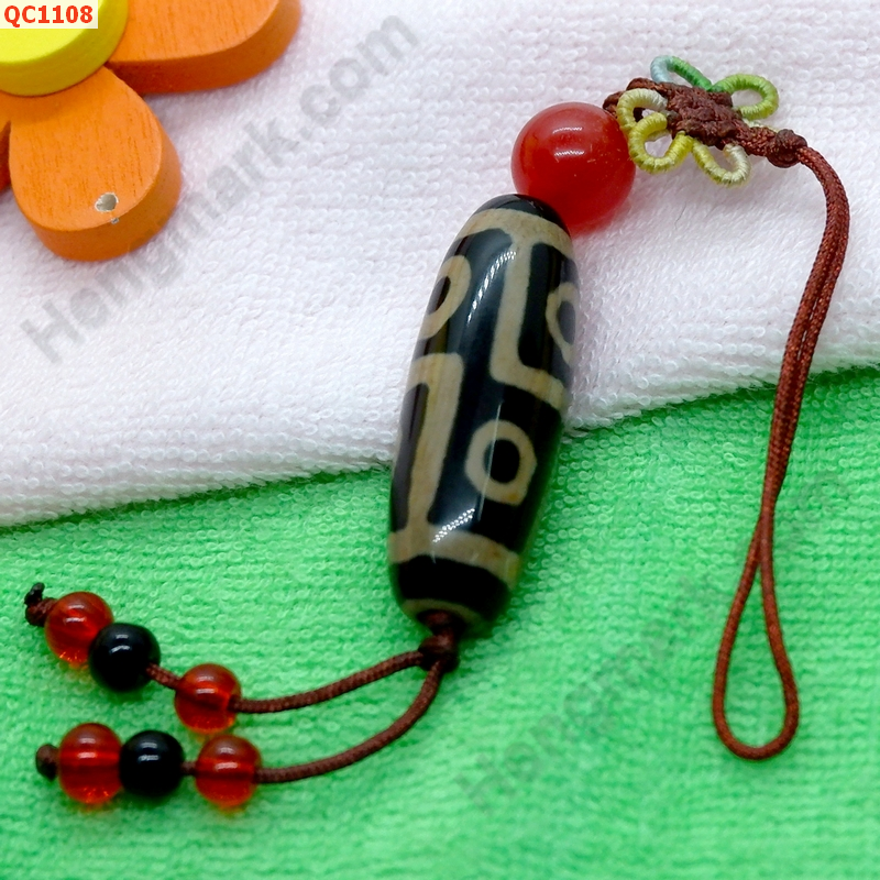 QC1108 หินทิเบตแขวนมือถือ ลาย 6 ตา ราคา 229 บาท http://hengmark.com/view_product/QC1108.htm